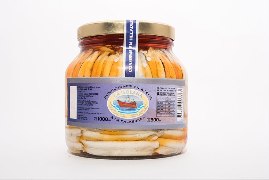 Boquerones en aceite a la calabresa 1 kg