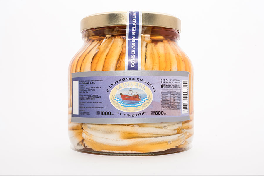 Boquerones en aceite al Pimentón 1 kg