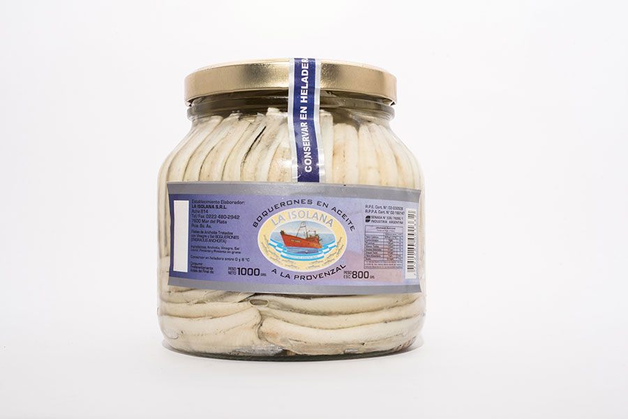 Boquerones en aceite a la provenzal 1 kg.