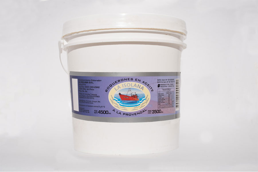 Boquerones en aceite al provenzal 4500 grs.