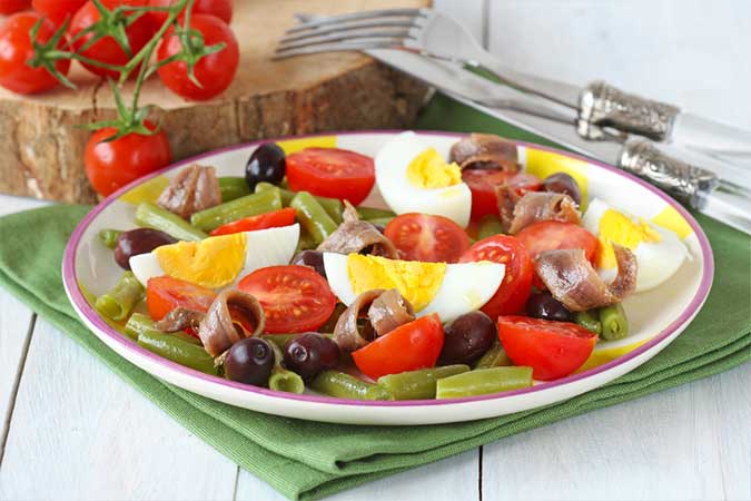 Ensalada mediterránea completa